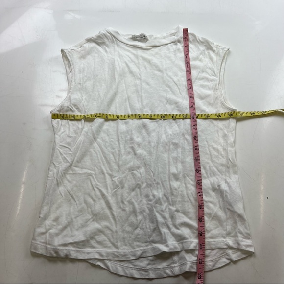 Frame women’s white sleeveless top M L47-33 - Picture 4 of 6